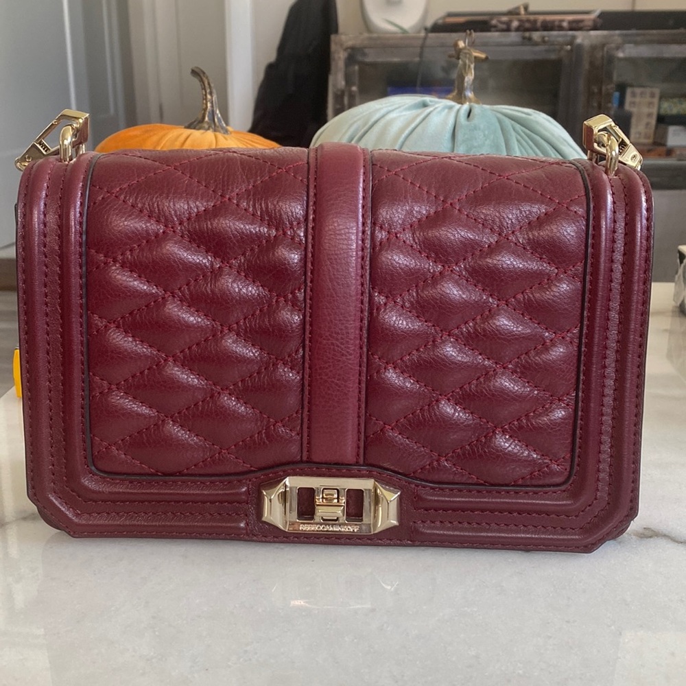 Rebecca Minkoff Love Quilted Leather Crossbody Bag